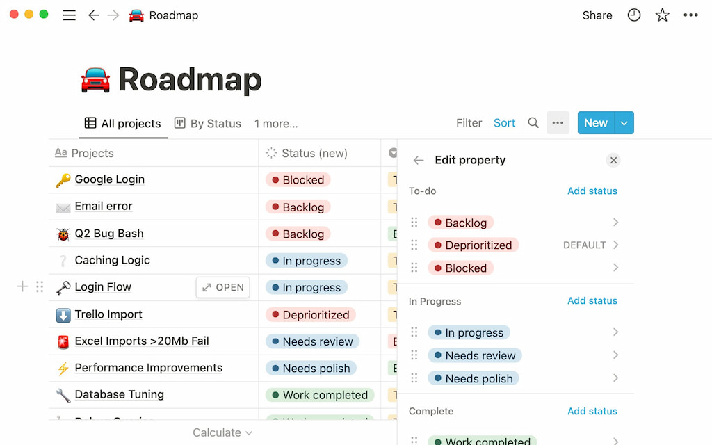 how to set up your notion project management system