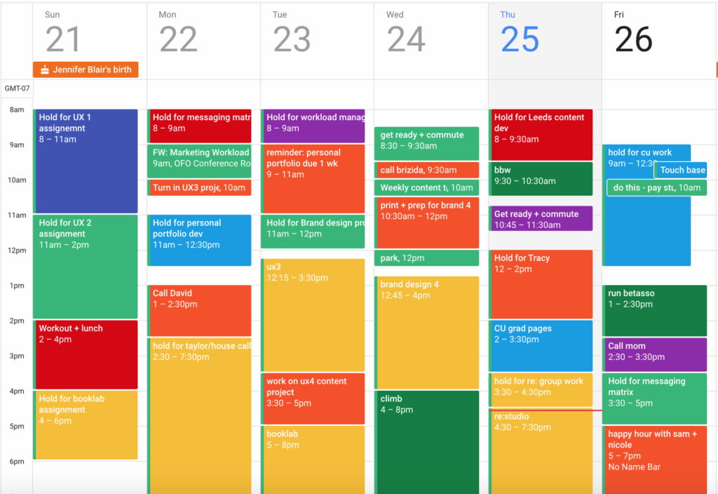 how to make a schedule on google calendar for personal and team use