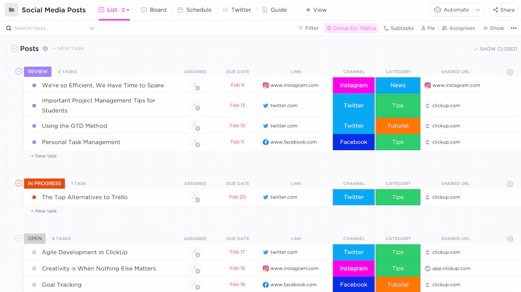 clickup templates 2023: the best project management templates