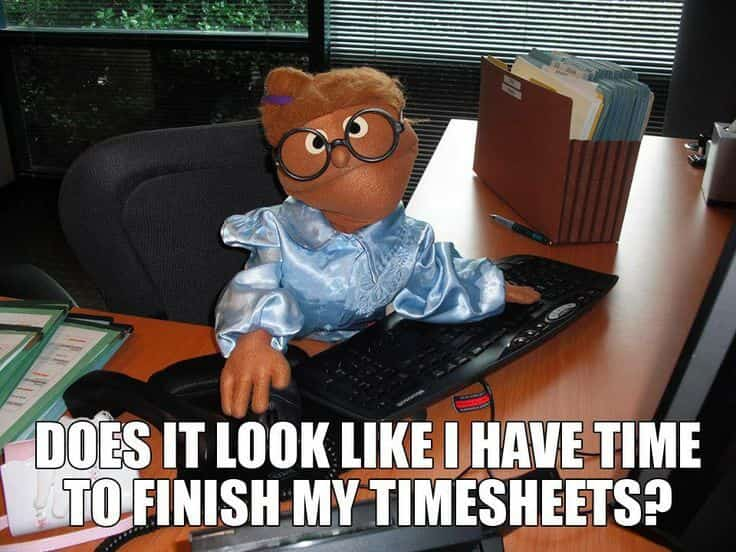 top timesheet memes to meet the payroll deadline