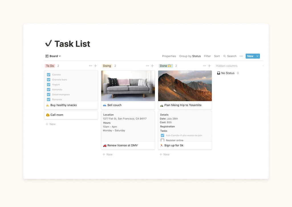 20 notion templates to organize your work and personal life