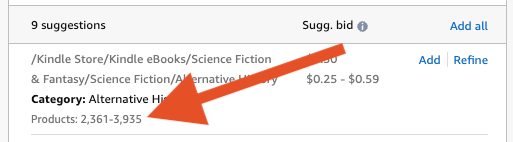 Category Size