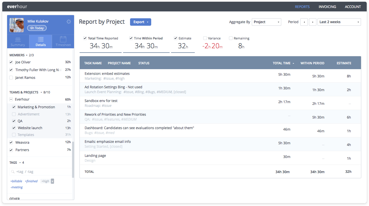 progress update (may)