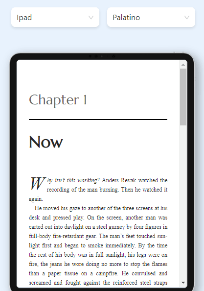 Atticus chapter previewer