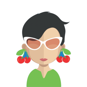 character big earrings