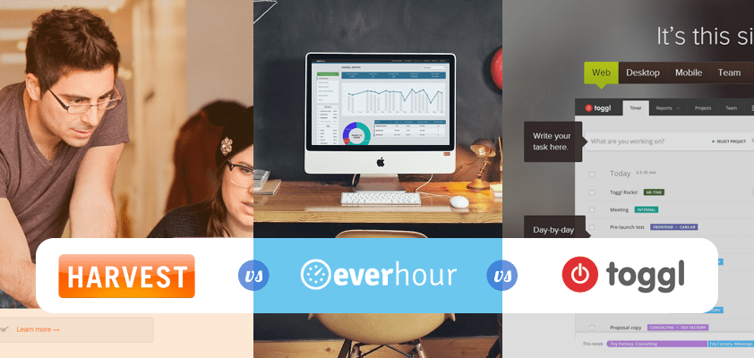 harvest vs toggl vs everhour comparison