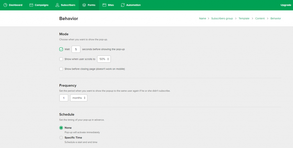 Mailerlite form customization