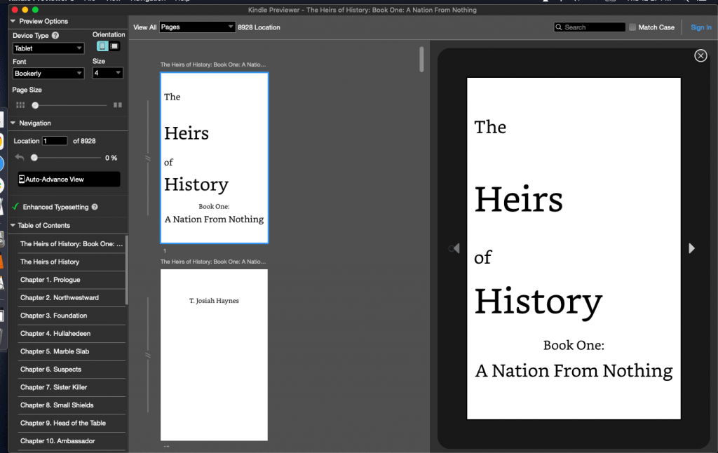 Kindle previewer epub to mobi