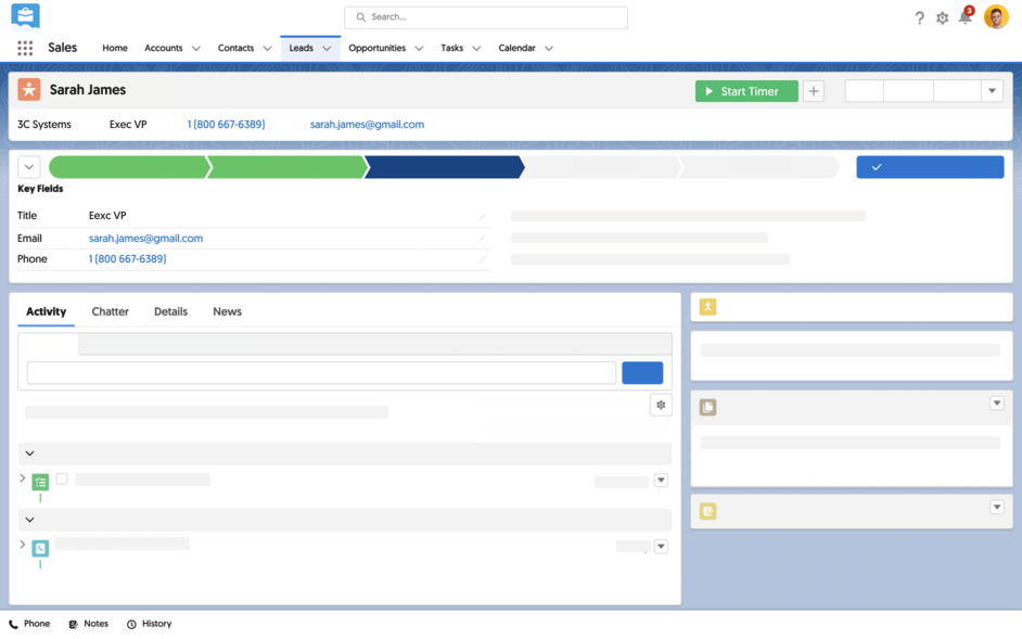 Time tracking and estimates inside Salesforce