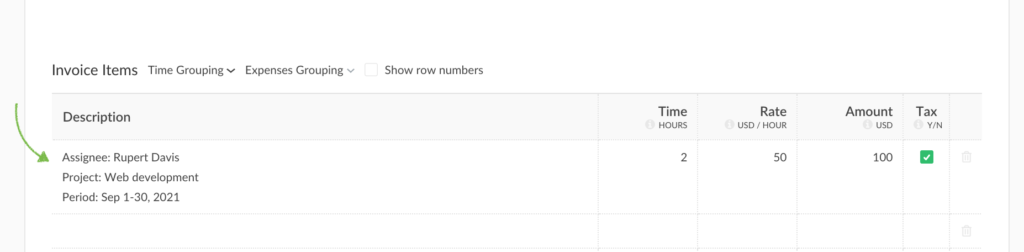 ui improvements on invoices