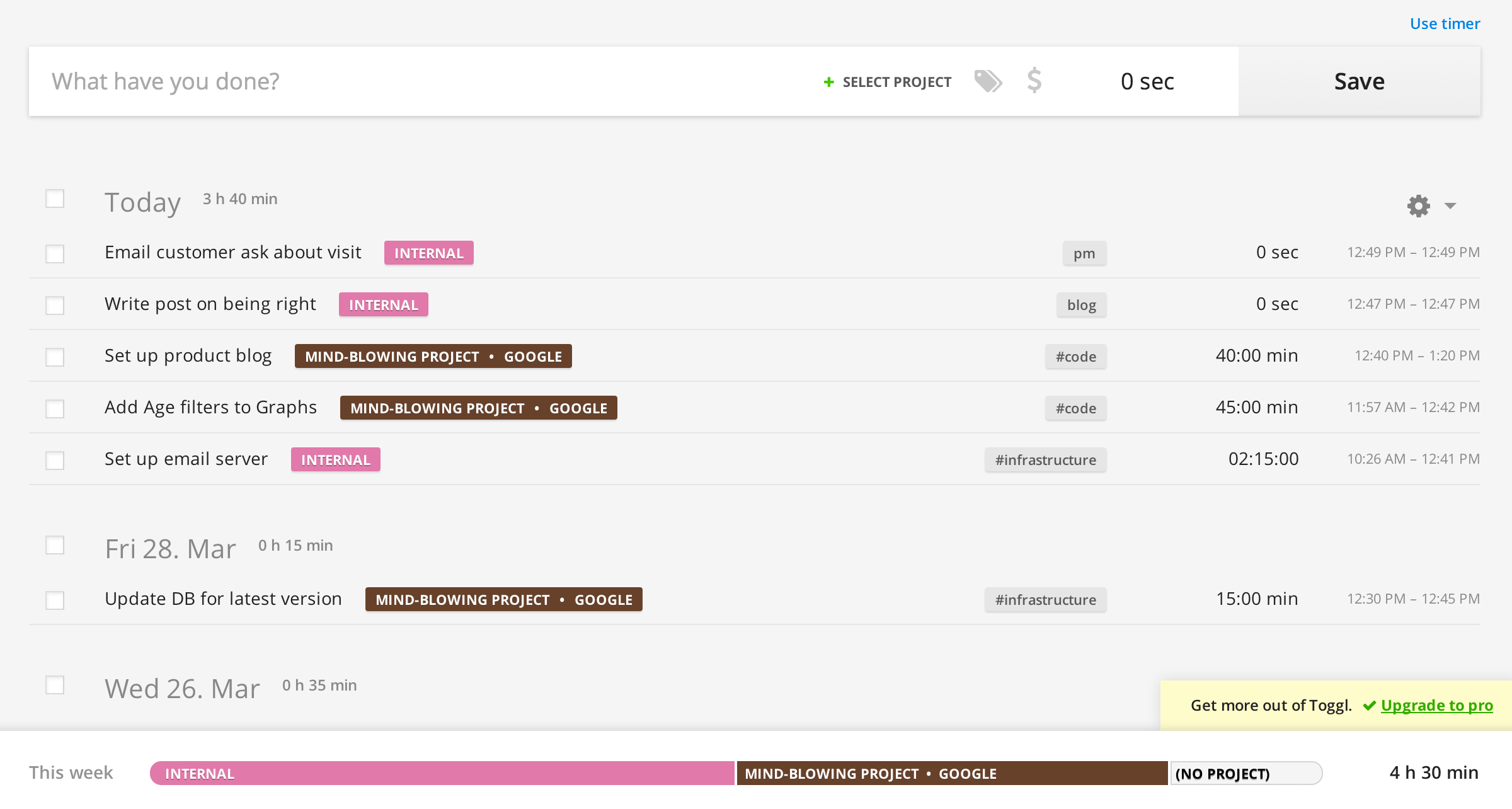 harvest vs toggl vs everhour comparison