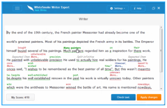 WhiteSmoke Editor